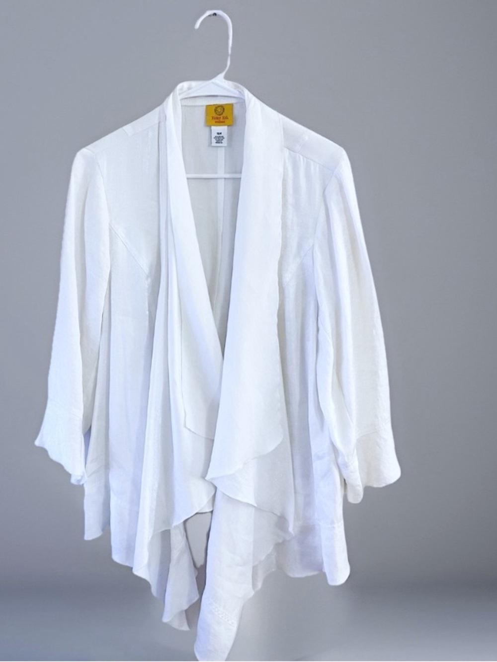 Ruby Rd. White Women's Metallic Cardigan Wedding Fairy Whimsical Ethereal Bride